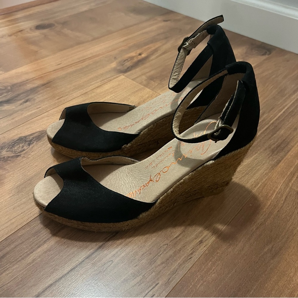Anthropologie Gaimo Open Toe Espadrilles